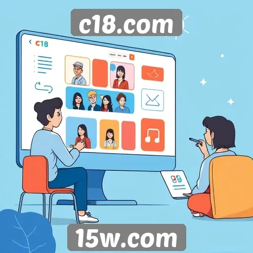 Novas funcionalidades interativas em c18.com