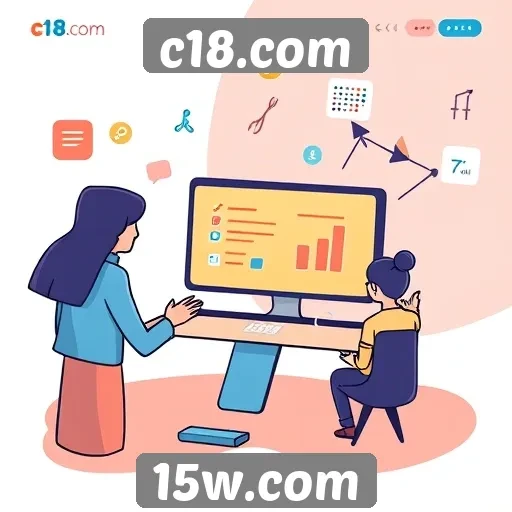 Análise de recursos interativos no c18.com